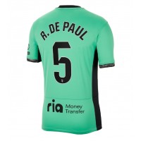 Moški Nogometni dresi Atletico Madrid Rodrigo De Paul #5 Tretji 2023-24 Kratek Rokav